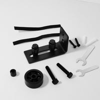 Black Steel Barn Door Floor Guide (8 in 1)