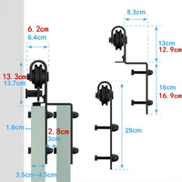 Bypass Barn Door Hardware ( For Two Door Bypass )