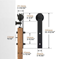 Modern Side Mount Barn Door Hardware