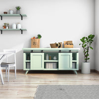 Mini Industrial Top Mount Hanger Cabinet Barn Door Hardware