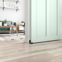 Black Steel Barn Door Floor Guide (8 in 1)