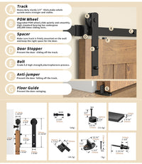 Modern Side Mount Barn Door Hardware
