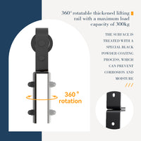 Bi-Fold Barn Door Hardware (Side Mount)