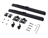 White Classic Top Mount Barn Door Hardware