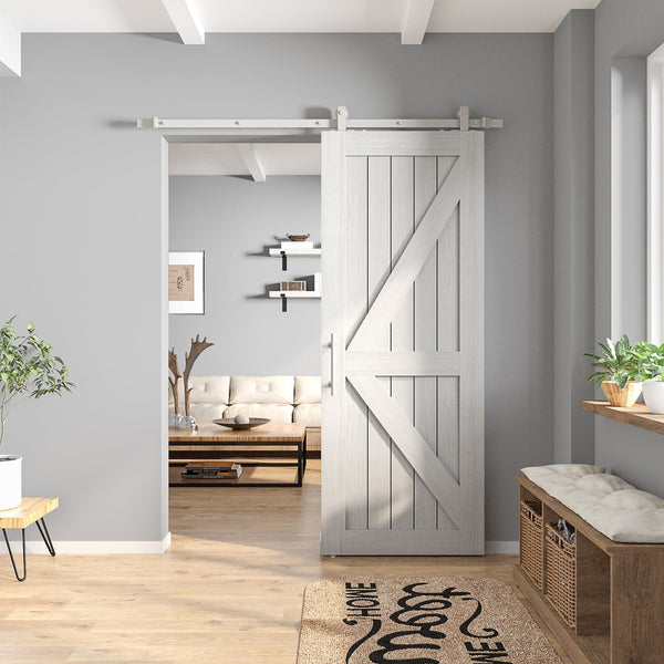 Discover the Timeless Charm of White Barn Door Hardware