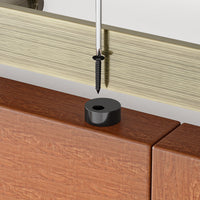 Brushed Bronze Classic Side Mount Barn Door Hardware