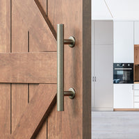 PRE ORDER! Brushed Bronze Round Barn Door Handle Kit (Double Sided)