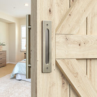 PRE ORDER! Brushed Bronze Round Barn Door Handle Kit (Double Sided)