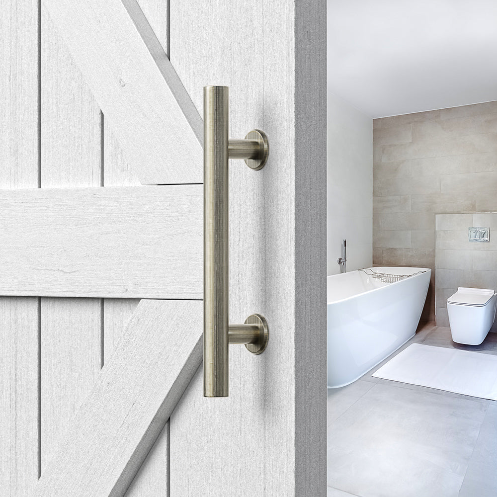 PRE ORDER! Brushed Bronze Round Barn Door Handle Kit (Double Sided)