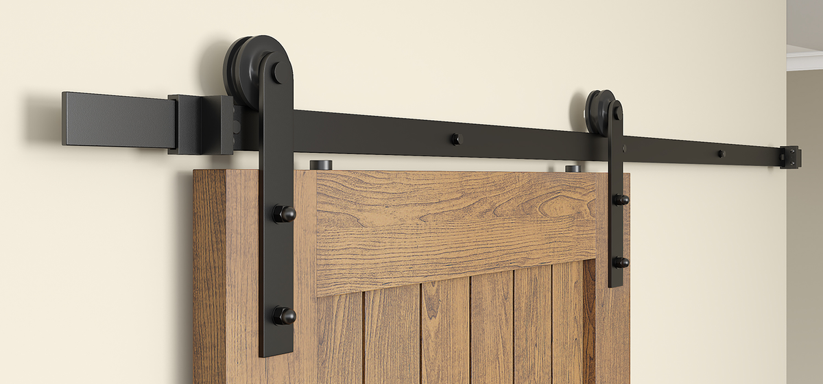 Simple Side Mount Barn Door Hardware