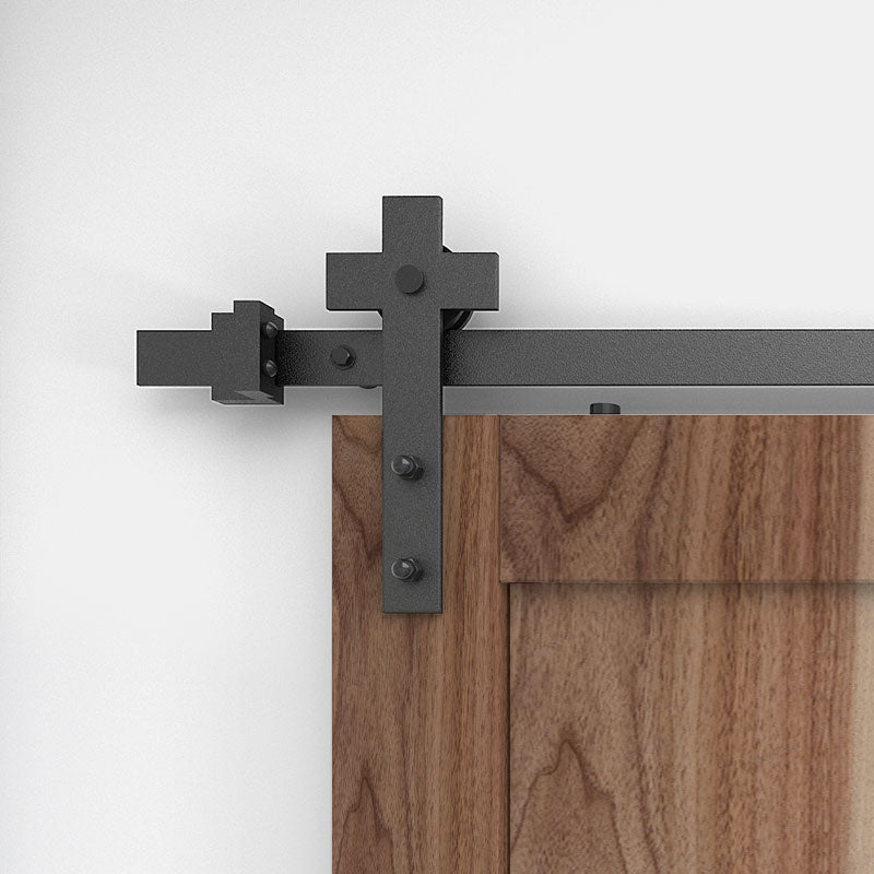 Cross Side Monut Barn Door Hardware