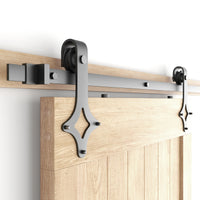 Plum Flower Barn Door Hardware