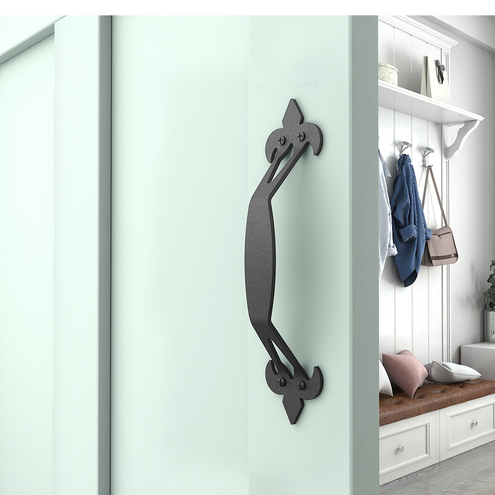 Solid Steel Barn Door Handle - 010