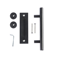 Round Barn Door Handle Kit (Double Side)-001