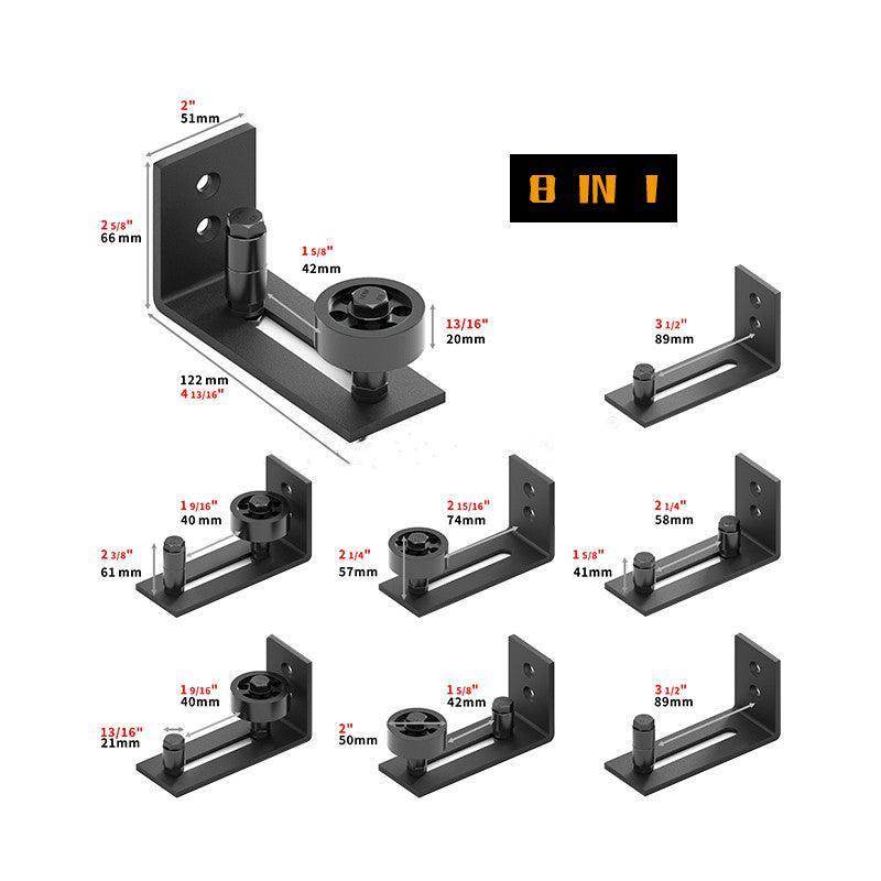 Steel Barn Door Floor Guide (8 in 1)