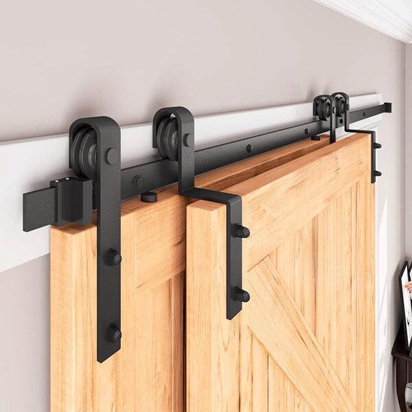 Bypass Barn Door Hardware ( For Two Door Bypass )