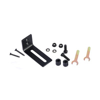 Small Wheel Black Steel Barn Door Floor Guide