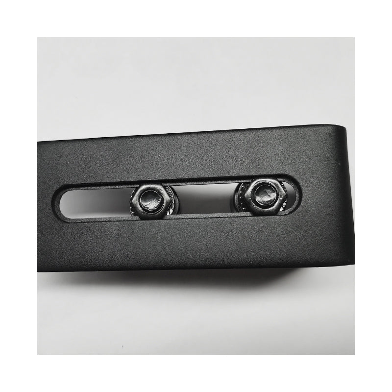 Small Wheel Black Steel Barn Door Floor Guide