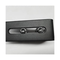 Small Wheel Black Steel Barn Door Floor Guide
