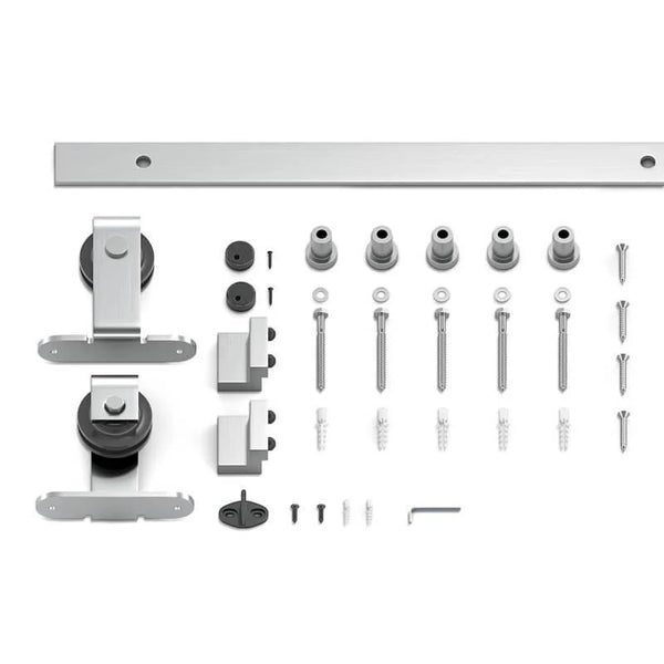 Stainless Steel Classic Top Mount Barn Door Hardware