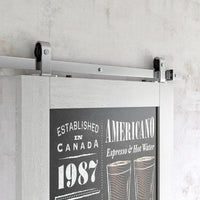 Stainless Steel Classic Top Mount Barn Door Hardware